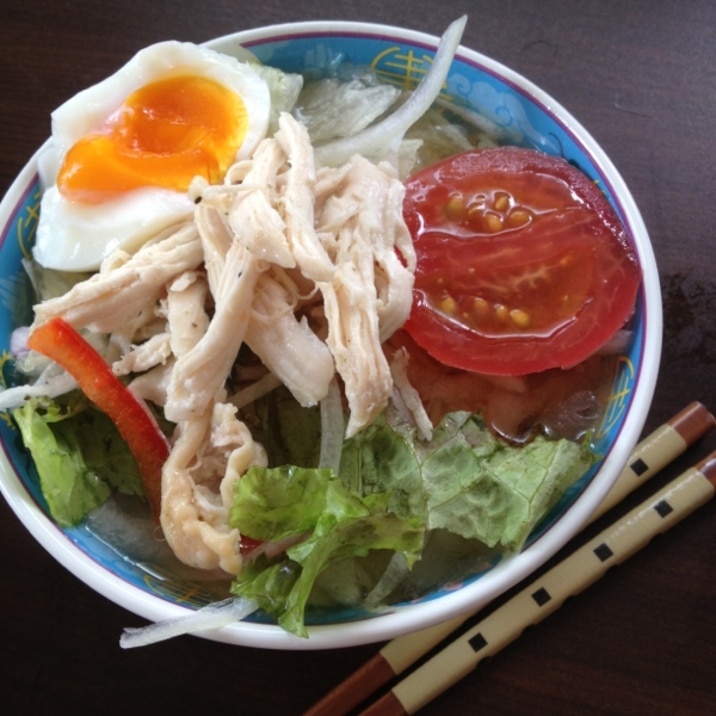 簡単♪安い！フォー・ガー風冷製ラーメン